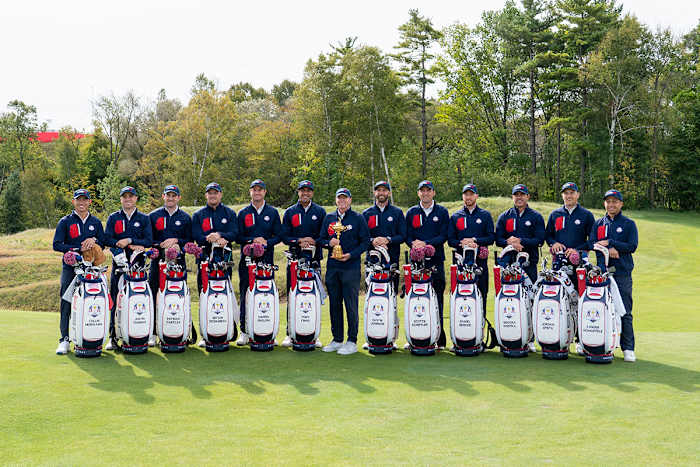 The 2021 American Ryder Cup team.